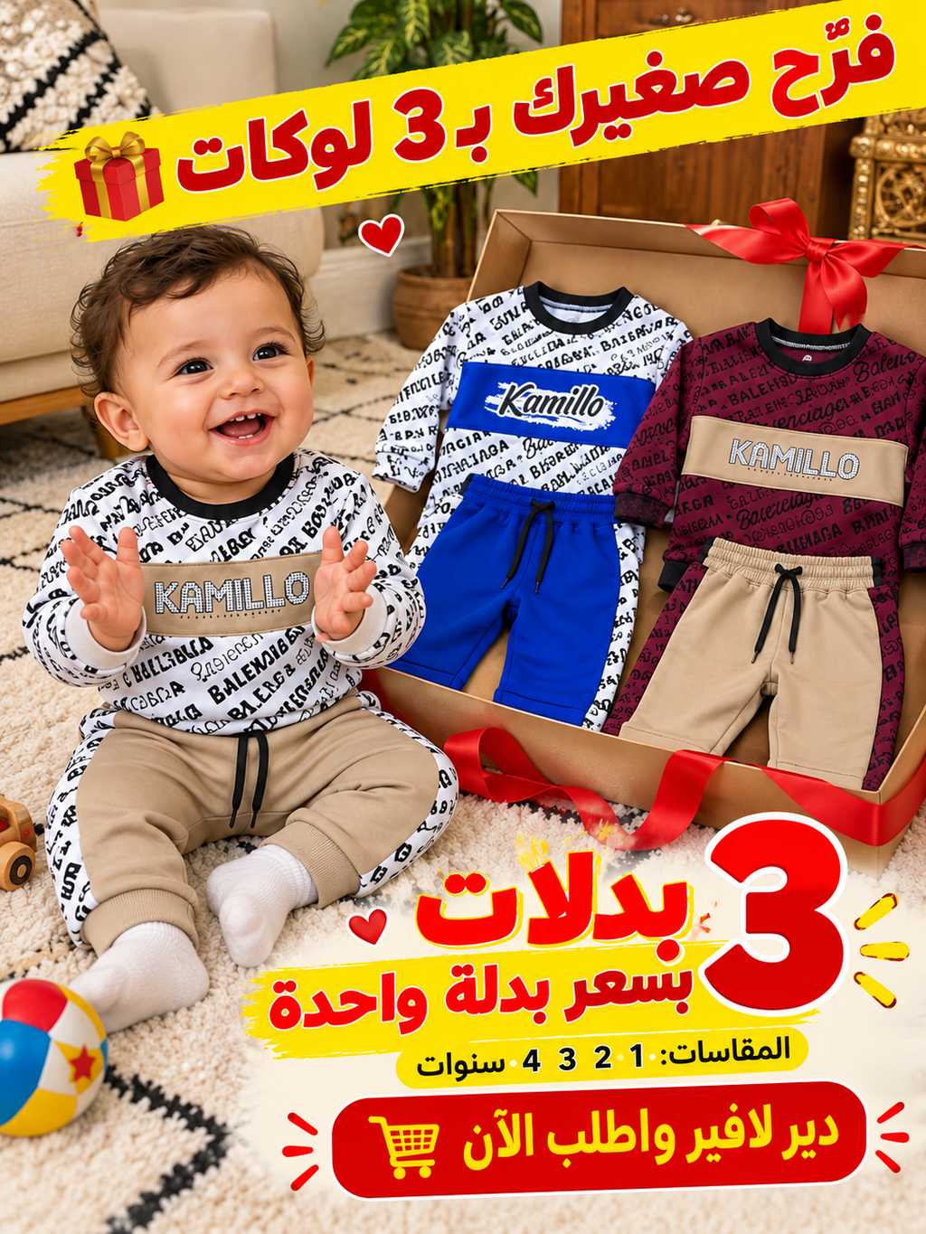 مجموعة 3 بدلات بسعر بدلة واحدة kalo