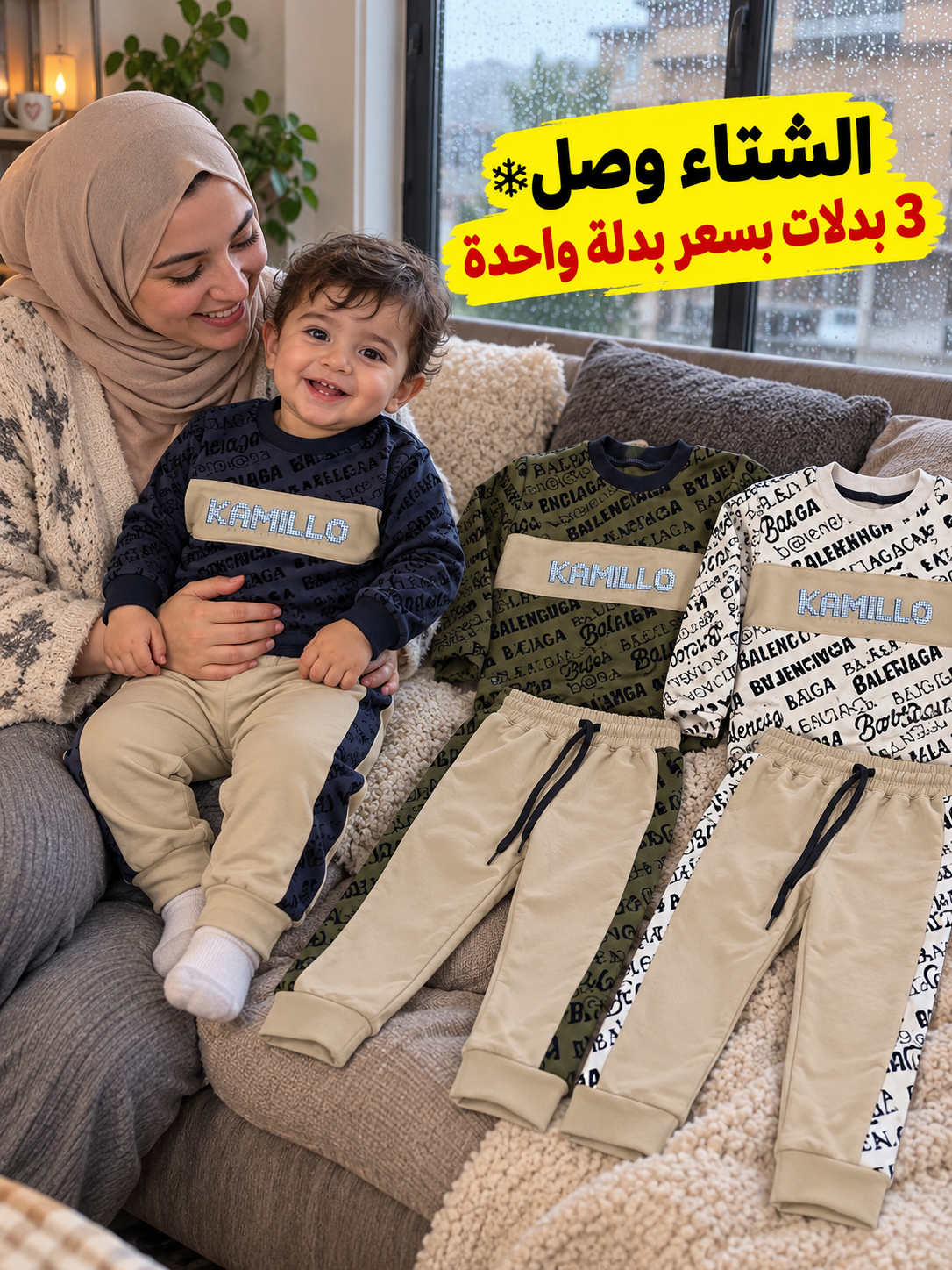 مجموعة 3 بدلات بسعر بدلة واحدة kalo